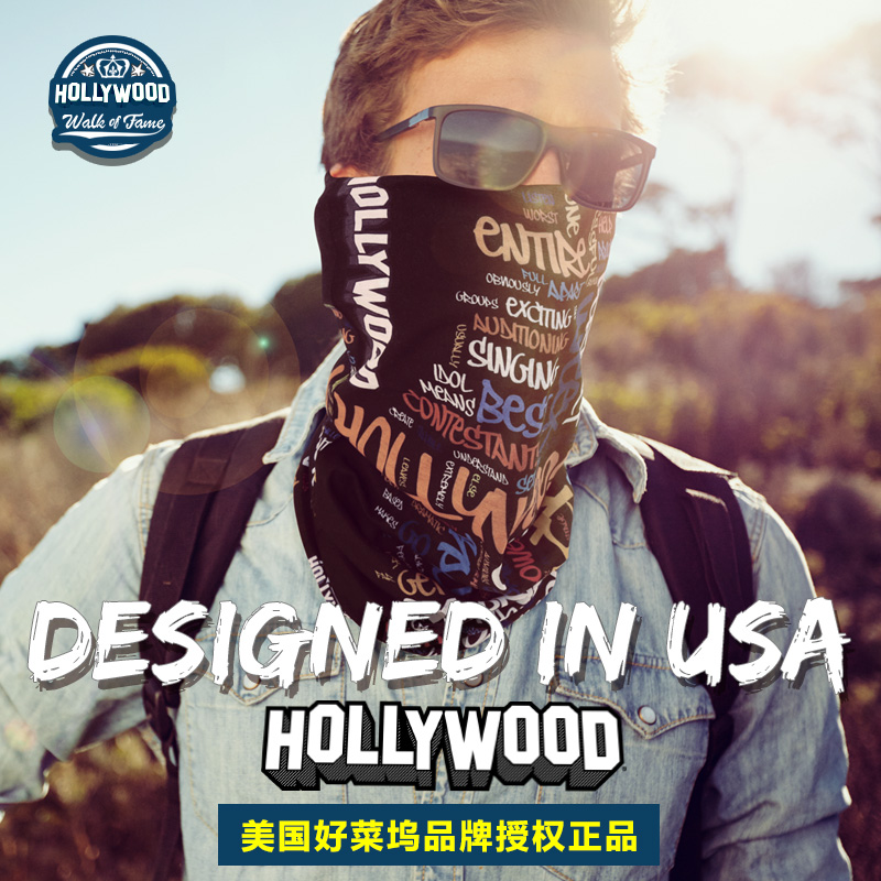Hollywood Ice Riding Mask Scarf Men Summer Slim Neck Protector Magic Scarf Neck Sunscreen Neck Scarf