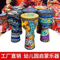 Factory direct sale Lijiang African drum 10 inch adult beginner Professional 8 inch tambourine kindergarten childrens introduction