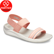 Crocs Carlochi Sandals Womens Shoes 2021 Summer New LiteRide Flat Sandals Casual Shoes 205106