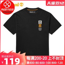 Timberland Tim Bailan official flagship cotton T-shirt men Sports breathable half sleeve round collar big LOGO short sleeve