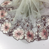 South Korea imported handmade diy Barbie doll wedding cloth embroidery skirt lace accessories width 20cm