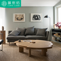 Rattan password cassina rattan coffee table round rattan rattan real Vine solid wood living room round simple household
