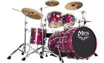 Dongdong Musical Instrument] Hong Kong Max MES 626T Six Drums B626T Purple Broken Silver Jazz Drums