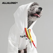  ALLALONG autumn and winter new pet clothing dog clothes tide brand dirty braided sweater Teddy Schnauzer West highlands