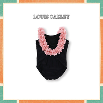 Childrens SWIMSUIT FEMALE LOUIS OAKLEY GIRLS VACATION PRINCESS LACE SWIMSUIT BEACH SPA ONE-PIECE SWIMSUIT