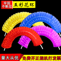 Hand-over Flower Garland school sports meeting opening ceremony Group gymnastics performance discoloration hand Flower Dance props