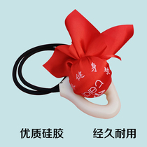 Middle aged teddy Promise fitness ball thrower ball Tai Chi knocks on shoulder and neck Meridian Thumping Pat Massage Square Dance