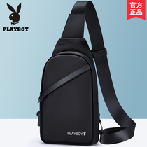 Playboy shoulder bag crossbody bag tide brand chest bag mens bag new fashion chest small backpack casual men