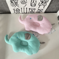 Baby pillow summer sweat-absorbent cotton 01-year-old head-protecting pillow correction head deviation newborn baby anti-deviation head setting pillow