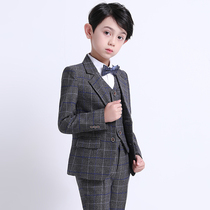 Childrens suit suit Korean boys dress boy costume flower girl suit piano host Chunqiu