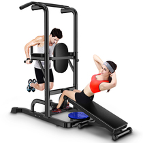 Pull-up device Horizontal bar Household indoor multi-function single and double pole frame punch-free fitness equipment dumbbell barbell