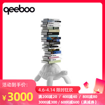 Qeeboo Turtle Carry Italy Imported Tortoise Back Bookcase Living Room Book Room Art Design Bookcase