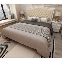 Langsa Furniture Pastoral Style 1 8 m Queen Bed