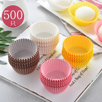 High temperature cake paper cup paper tray Muffin cup Xuemei Niang bottom tray packaging mold Oil-proof paper pad for round oven