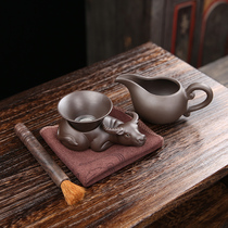 Zisha tea leak kung fu tea set tea ceremony spare parts tea filter creative twist