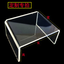 Transparent acrylic crystal u model glass set desktop lipstick display base display bracket table support ornaments