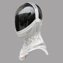 Pot white hair band face half ski head cover thin face velvet interior warm v face neutral outdoor fabric