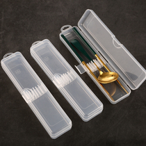 Chopsticks box student portable tableware box children put chopsticks spoon storage box cosmetic brush empty box