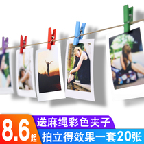 Washing photos Polaroid style printing printing printing and developing mobile phone photos lomo card wallet photos