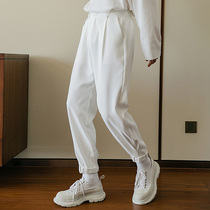 Sicilian mens spring and autumn new mens casual pants Korean version of the trend leg pants autumn and winter loose Joker long pants