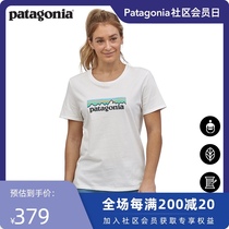 Womens Summer Classic Organic Cotton Short-sleeved P-6 Logo 39576 patagonia Patagonia