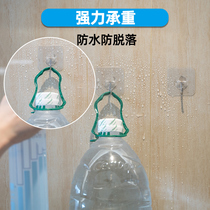 No Mark Hook Viscose Kitchen Bathroom Toilet Powerful Load-bearing Hook Door Rear Wall Free of perforated adhesive suction cup