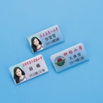 Badge custom PVC Portrait badge acrylic drop plastic badge round PVC drop plastic badge school badge school card