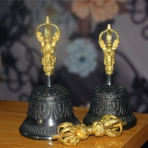 Nepal handmade Vajra bells Tibetan national musical instrument copper five-strand Bell Bell Bell Magic pestle