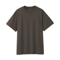 MUJI MUJI mens double ribbed short sleeve t-shirt