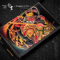 Bunggie handmade cow leather leather leather leather sculptures Grand Sacramen Bags Individuality Men Genuine Leather Envelope Bag Fashion Casual Handbags