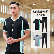 Basketball referee suit suit mens professional competition referee coat referee T-shirt sports short sleeve custom printing