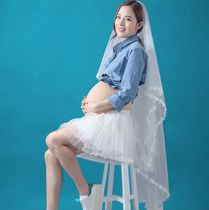 New Korean version of the photo studio maternity clothes 2021 pregnant women Photo clothing fashion pregnant women Photo mommy photo clothes
