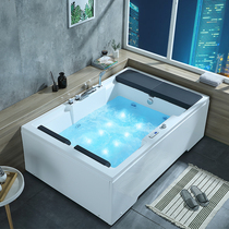1 7 1 85m double jacuzzi Acrylic free-standing surfing bubble couple luxury heated large bathtub