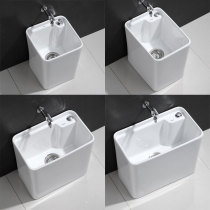 Ceramic wash mop pool balcony extra-large toilet mop pool home floor mop basin mini trumpet mop pool