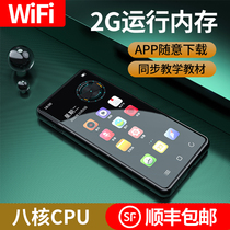 mp4wifi can access the Internet mp3 full screen Bluetooth mp6 small portable p3 Walkman student ultra-thin p4 touch screen smart large screen mp5 can insert card to read novel artifact can connect card