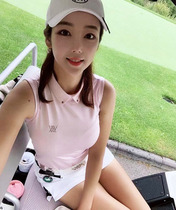 Export Korean version of golf ladies summer ice short sleeve T-shirt quick-drying clothes outdoor jersey top