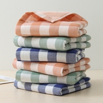 Gauze towel cotton wash face household adult cotton absorbent bath soft men and women couples into Advanced Hair wipe hair