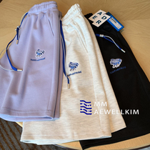 ader error shorts 2021 summer new fox joint embroidery loose mens and womens sports five-point pants tide