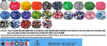  Plastic color La la ball Lara ball Cheerleading flower ball La la fuck flower ball Color ball