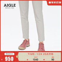 AIGLE Ai Gao TL LOW W CVS women's anti-splashing fashion casual cotton low-top rubber shoes casual shoes