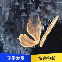 New wedding layout decoration glowing butterfly wings pendant wedding hall ceiling on-site welcome area ornaments props
