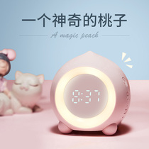 2021 new smart small alarm clock for students with childrens special girl bedside luminous electronic clock wake-up artifact
