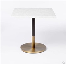 Modern minimalist marble table Nordic small family home Dining Table Designer Sales Department Talks Coffee Table