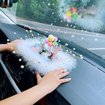All the way to safe Deer Goddess car accessories girls car decoration cute car decoration car creative perfume
