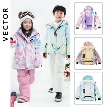 VECTOR Childrens Ski Clothes Boys and Girls Ski Clothes Waterproof and Heat-insured Venture Ski Mesh