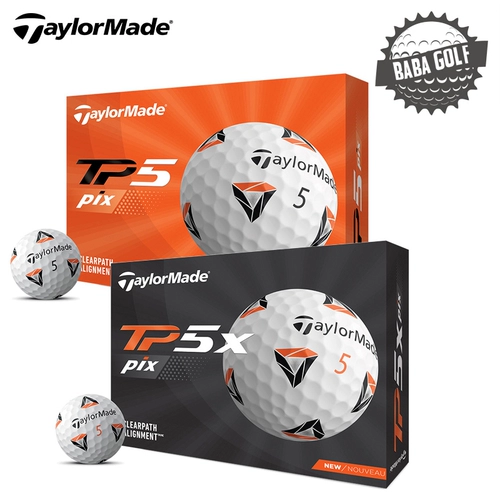 Taylormade Golf TP5 Pix Five -Layer Ball TP5X Pix Ferler Totem Новая бесплатная доставка