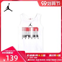 Nike Air Jordan Nike childrens vest 2021 summer childrens sleeveless T-shirt sports top