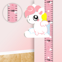 Cartoon Height Wall Patch 3D Solid Home Children Room Baby Height Ruler Removable Measuring Measuring Ruler Height Sticker