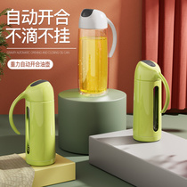 Glass Oil Pot Home Automatic Open Lid Oil Spill Kitchen Supplies Soy Sauce Vinegar Bottle Large Capacity Oil Tank Pot without hanging oil