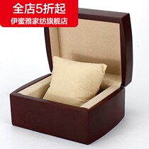 (New) jewelry box wooden box custom watch jewelry box flannel cover packaging high-grade wooden box box